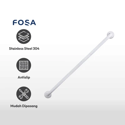 Gambar Fosa 90x3.2x0.12 cm Handle Kamar Mandi - Putih