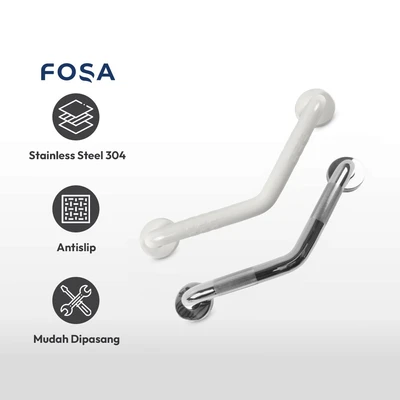 Gambar Fosa 22x3.2x0.12 cm Handle Kamar Mandi Y - Putih