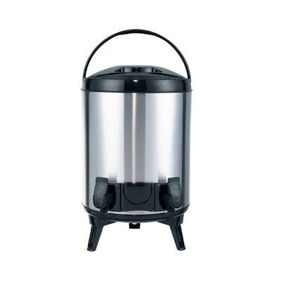 Gambar Kris Dispenser Minuman Vacuum Flask Aluminium 9.5 Liter - Silver