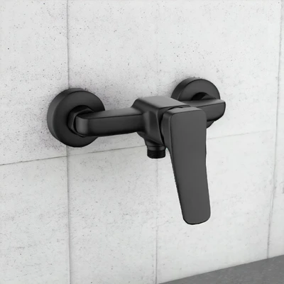 Gambar Acroz 13.3x21.2x11.9 Cm Veneto Keran Shower Mixer - Hitam