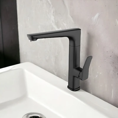 Gambar Acroz 22.3x10.6x25.9 cm Veneto Keran Mixer Dapur - Hitam