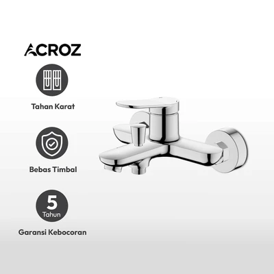 Gambar Acroz 17.8x212x11.3 Cm Verona Keran Shower Mixer Chrome