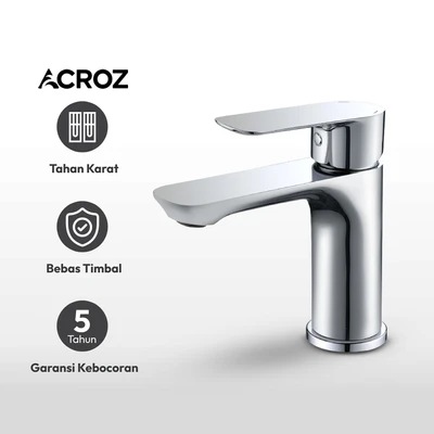 Gambar Acroz 11x5x14.4 cm Vittoria Keran Wastafel Basin Mixer
