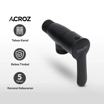 Gambar Acroz Veneto Keran Stop Valve T1001 - Hitam