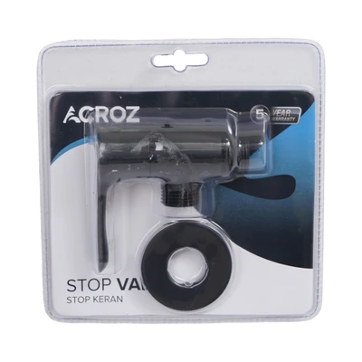 Gambar Acroz Veneto Keran Stop Valve T1001 - Hitam