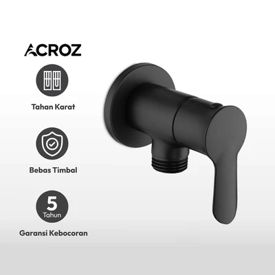 Gambar Acroz Veneto Keran Stop Valve T1013 - Hitam