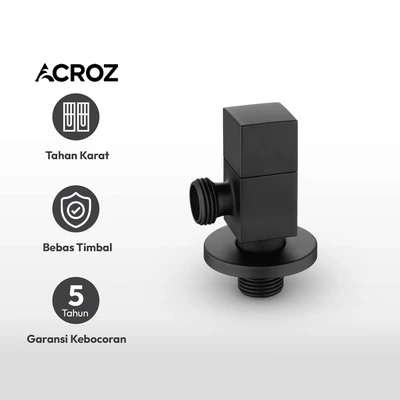 Gambar Acroz Veneto Keran Stop Valve 224-F26 - Hitam