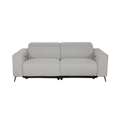 Gambar Ferrara Gilbert Sofa Recliner Fabric 3 Seater - Abu-Abu