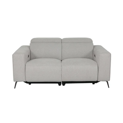 Gambar Ferrara Gilbert Sofa Recliner Fabric 2 Seater - Abu-Abu