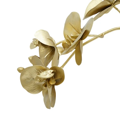 Gambar Informa Bunga Artifisial Orchid Dengan Pot 26x26x49 cm - Gold