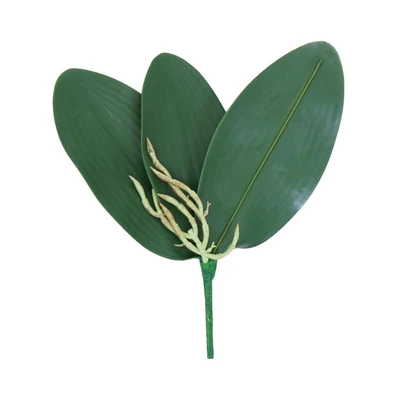 Gambar Informa Tanaman Artifisial Orchid Leaf 26x10x2 cm - Hijau