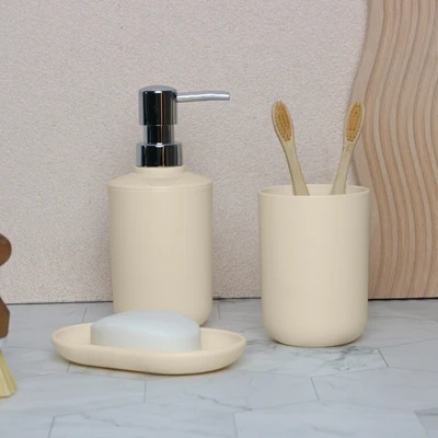 Gambar Stora Set 3 Pcs Gift Perlengkapan Kamar Mandi - Putih Ivory
