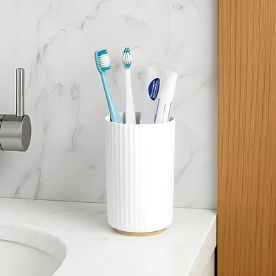 Gambar Stora 300 Ml Gelas Tempat Sikat Gigi - Putih