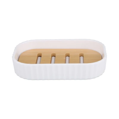 Gambar Stora 12.6x8.3x2.5 cm Tempat Sabun Batang - Putih