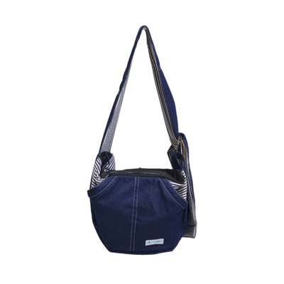 Gambar Pet Kingdom Tas Selempang Hewan Denim Bt-053 - Biru