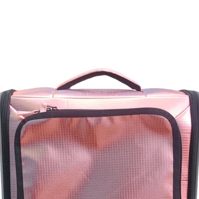 Gambar Pet Kingdom Tas Ransel Hewan Expandable - Pink Metalik