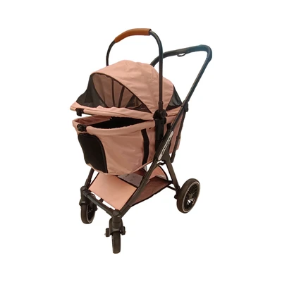Gambar Pet Kingdom Stroller Hewan Ps-03 - Pink Dusty
