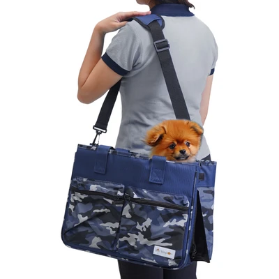 Gambar Pet Kingdom Tas Hewan Bt P006 Army - Biru