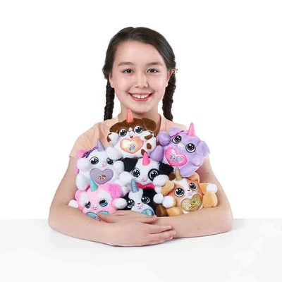 Gambar Zuru Set Boneka Plush Rainbocorns Puppycorn Scente Random