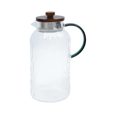 Gambar Appetite Jeza Teko Minum & Gelas Dengan Nampan Kaca 1.8 Liter Set 6 pcs