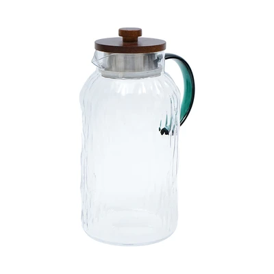 Gambar Appetite Jeza Teko Minum & Gelas Dengan Nampan Kaca 1.8 Liter Set 6 pcs