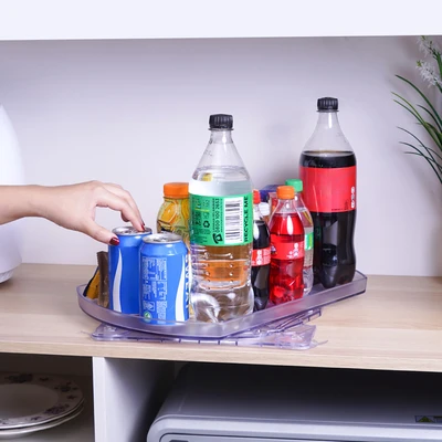 Gambar Stora Wadah Makanan Akrilik Rotating Transparan