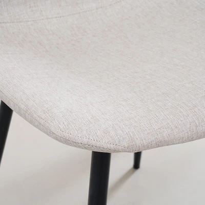 Gambar Informa Celia Kursi Makan Fabric - Krem Beige