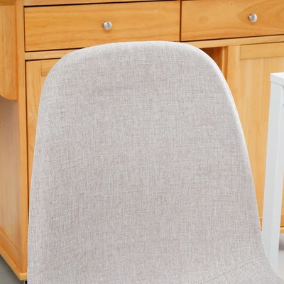 Gambar Informa Celia Kursi Makan Fabric - Krem Beige