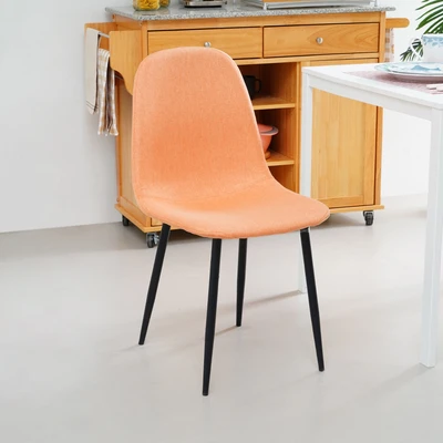 Gambar Informa Celia Kursi Makan Fabric - Oranye