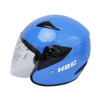 Gambar Hbc Helm Half Face Motor X80 - Biru Vesp