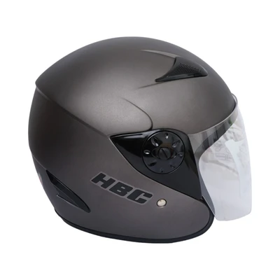 Gambar HBC Helm Half Face X80 - Abu-Abu Doff
