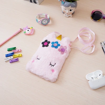 Gambar Ataru Tas Selempang Anak Unicorn - Pink