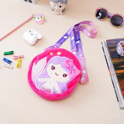 Gambar Ataru Tas Selempang Anak Round Mermaid Random