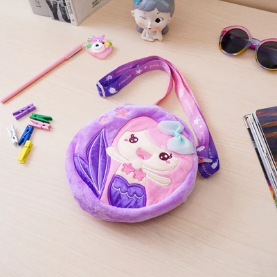Gambar Ataru Tas Selempang Anak Round Mermaid Random