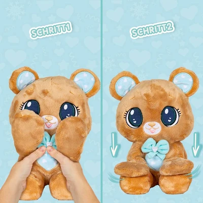 Gambar Imc Toys Peekapets Boneka Hewan Hug Me Bear - Cokelat