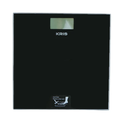 Gambar Kris 30.2x30.2x2.2 Cm Timbangan Badan Digital Personal - Hitam