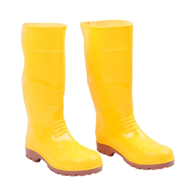 Gambar Krisbow Ukuran 45 Sepatu Boots Pengaman Toecap K3L - Kuning