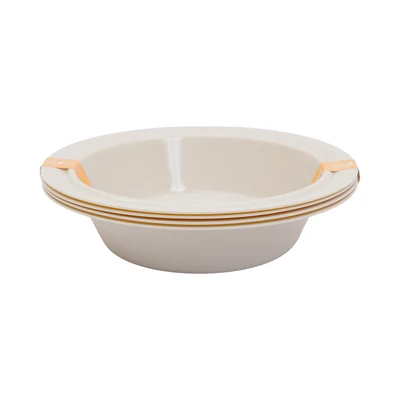 Gambar Selma Petite Mangkuk Saji Round Set 4 pcs - Krem Beige