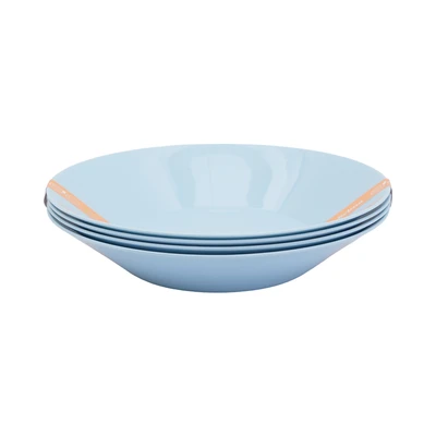 Gambar Selma Petite Piring Saji Curved Plastik Set 4 pcs - Biru