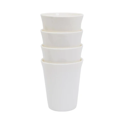 Gambar Selma Petite Gelas Plastik 250 ml Set 4 pcs - Putih
