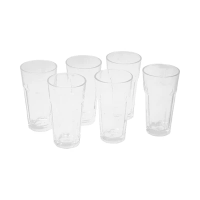 Gambar Delicia Gelas Stackable 375 ml Set 6 pcs Transparan