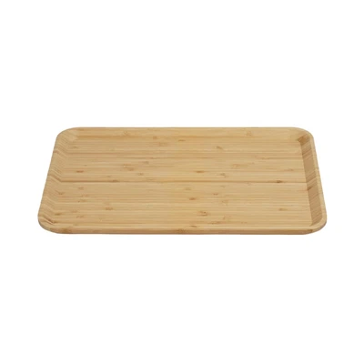 Gambar Kris Walde Nampan Saji Bambu Rectangle 45x32 cm - Cokelat