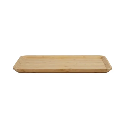 Gambar Kris Walde Nampan Saji Bambu Rectangle 45x32 cm - Cokelat