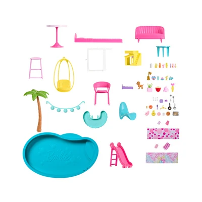 Gambar Barbie Playset Barbie Latest Dreamhouse - Pink
