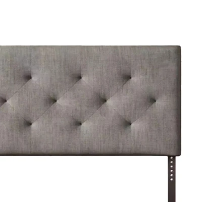 Gambar Selma 120x200 cm Loyd Headboard - Abu-Abu