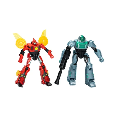 Gambar Transformers Earth Spark Cyber Combiner Terran Twitch & Robby Malto