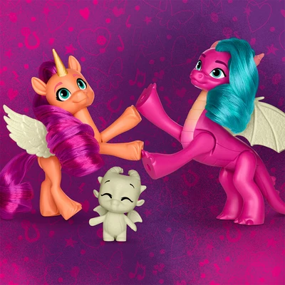 Gambar My Little Pony Set Dragon Light Reveal F8702