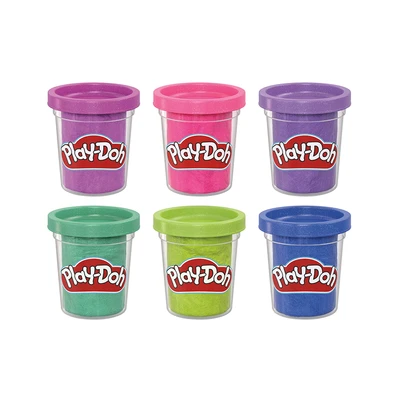 Gambar Play Doh Set 6 Pcs Sparkle Collection F9932