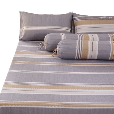 Gambar Sleeplite 160x200 cm Set 5 Pcs Seprai Queen Microfiber Drew