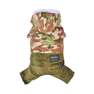 Gambar Doggy Dolly Ukuran S Baju Jumper Hoodie Anjing Camo